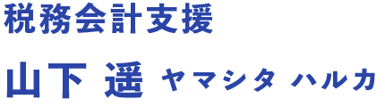 税務会計支援 山下 遥ヤマシタ ハルカ